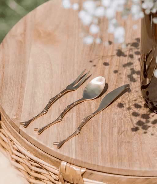 Petite Gold Twig Serving Cutlery