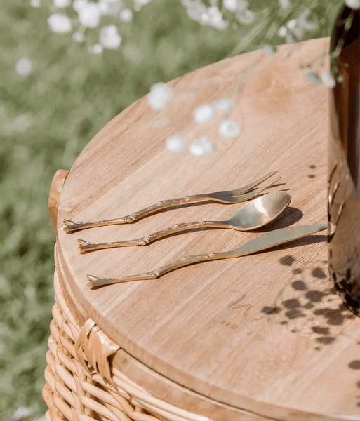 Petite Gold Twig Serving Cutlery
